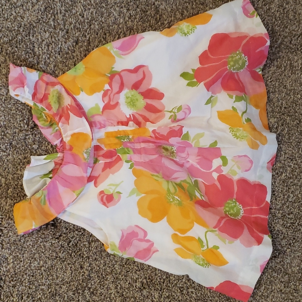 Like new 2t floral halter/tank